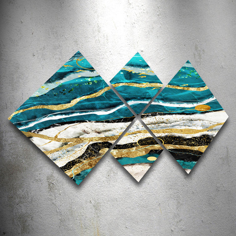 Canora Grey 4 Piece Unframed Painting on Wayfair.co.uk